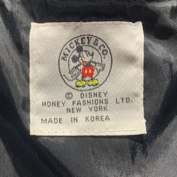 Walt Disney Mickey Mouse Bomber Jacket Vintage 90’s Large - Picture 9 of 13